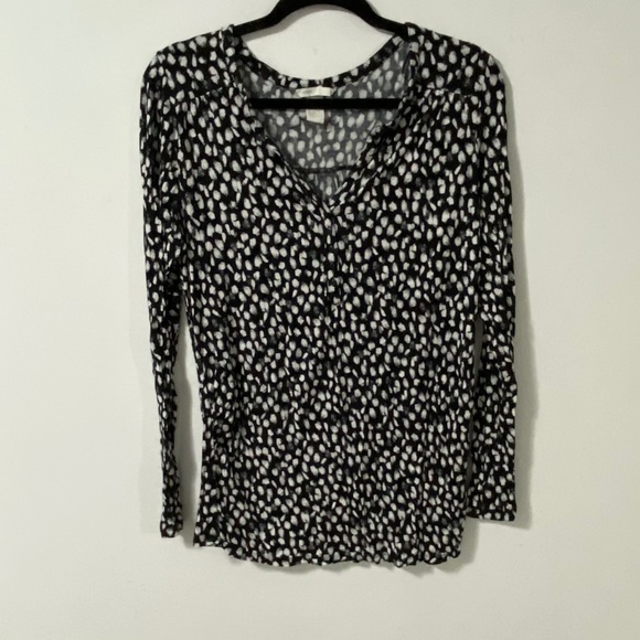 H&M MAMA Black & White Long Sleeve Shirt - Picture 5 of 5